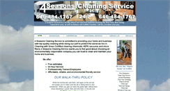 Desktop Screenshot of 4seasonscleaningservice.com